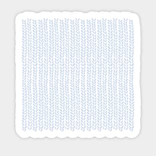 Knit Wave Cerulean Sticker